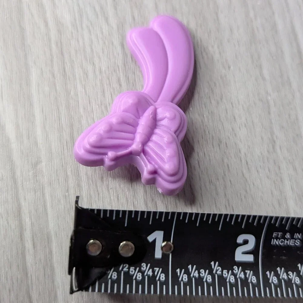 Vintage 1980s My Little Pony G1 Glow 'n Show Butterfly Hair Brushes Lot of 6